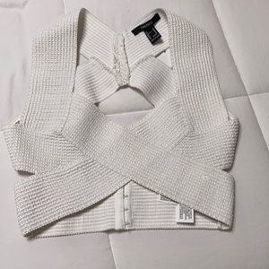 Forever 21 crisscross crop top